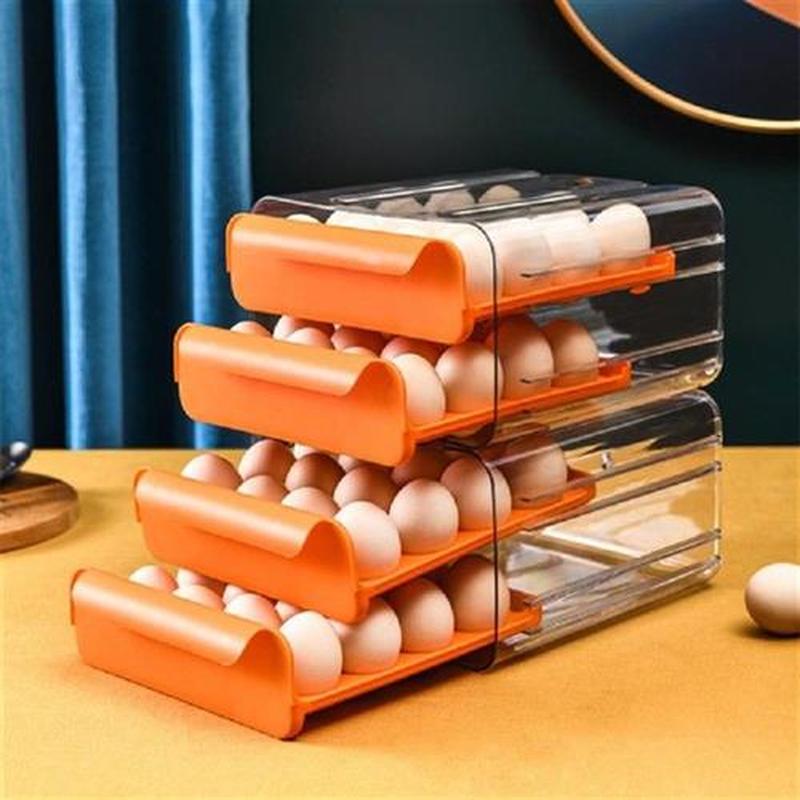 Egg Storage Box Refrigerator Organizer Food Containers Egg