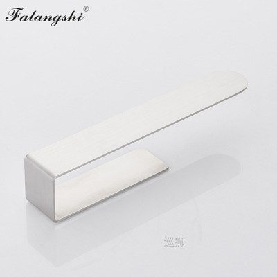 Stainless Steel Towel Storage Holder Punch Free Black Towel