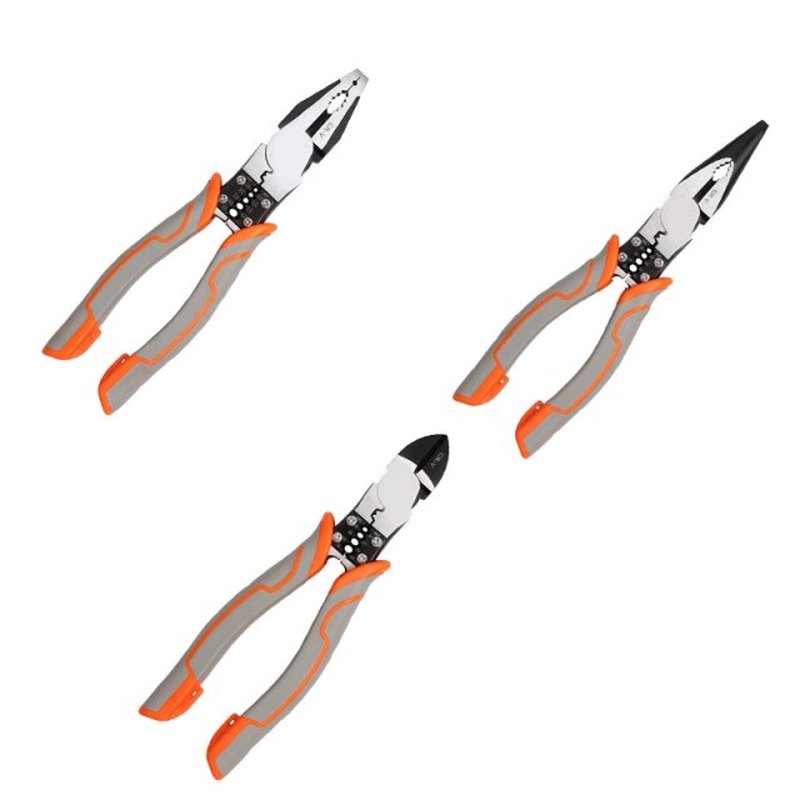 Needle Nose Pliers Wire Stripper Diagonal Pliers for Handyma