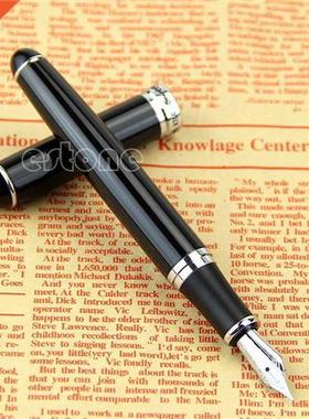 New Black Jinhao X750 Deluxe Medium Nib 18kgp Fountain Pen Q