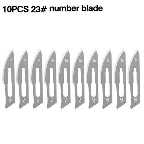 11PCS 11# 23# Carbon Steel Surgical Scalpel Blades   Handle