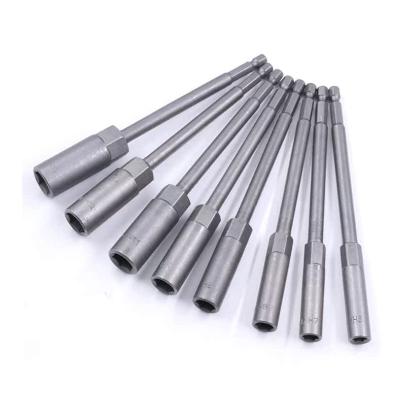 Impact Drill Bar Wrench Extension 8Pcs Socket Adapter Set 8P