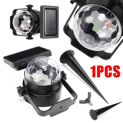 Mayitr LED Projection Garden Lawn Solar Lamp Outdoor Decorat