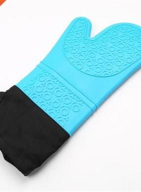 Silicone Heat-Resistant Gloves Cooking Barbecue Gants Silico