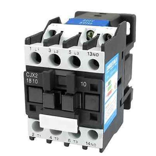 CJX2-1810 LC1 AC Contactor 18A 3 Phase 3-Pole NO Coil Voltag