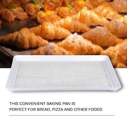 40x30cm Stainless Steel Rectangular Grill Baking Tray Plate
