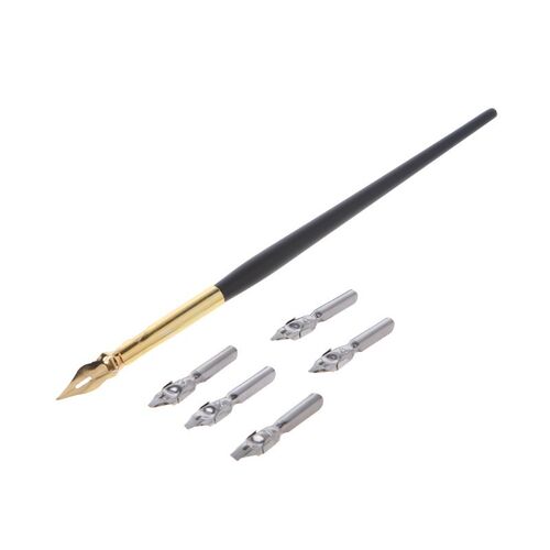 *Fountain Pen Calligraphy Drawing Dip Ink Nib Pen Set Signat