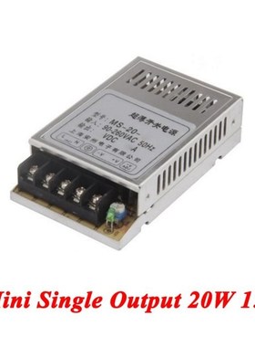 MS-20-15 Mini ac-dc power supply 20W 15V 1.3A,Single Output