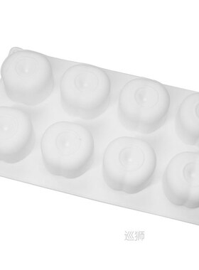 8 Holes 3D Apple Cake Moulds Silicone Mold Mousse Art Pan fo