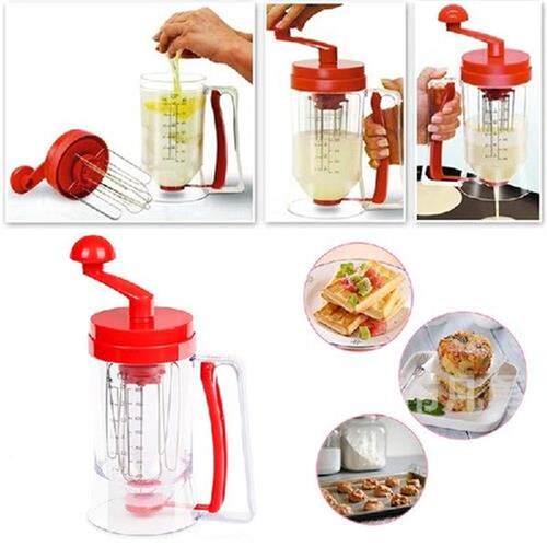 Pancake Manual Perfect Batter Dispenser Cupcakes Waffles