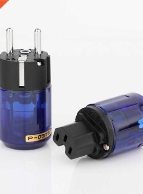 10 pair Oyaide Rhodium Plated C-037 IEC plug   P-037E Schuko