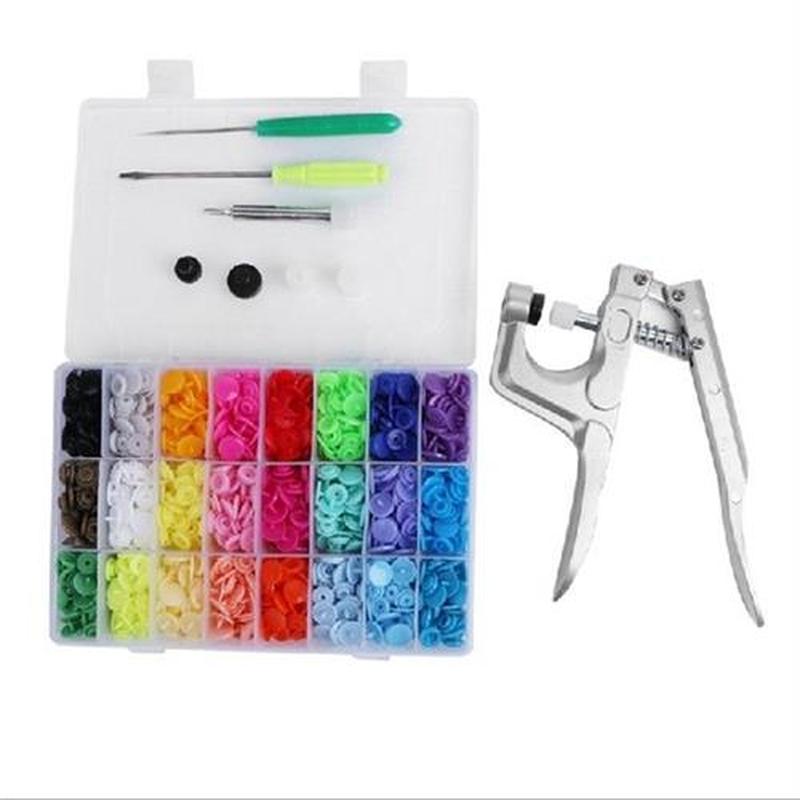 Fastener Snap Pliers Button 360set T5 Plastic Resin Snap