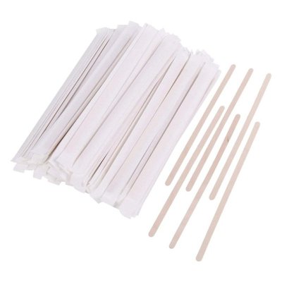 Individually Wrapped Wood Coffee Stir Sticks 7.5Inch- 500 Pa