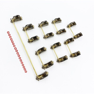 DUROCK Stabilizers V2 Screw in Keyboard Smokey Stabilizers