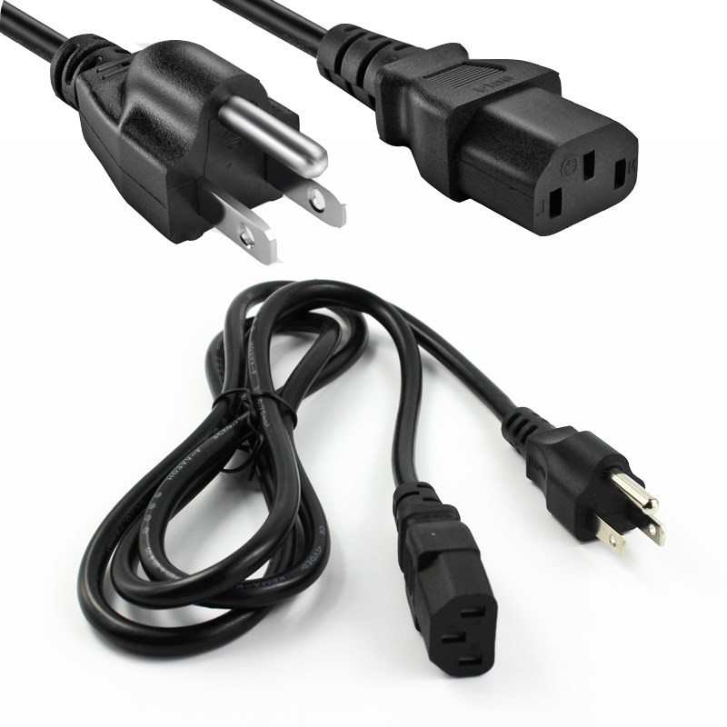 USA Plug Power Cable Cord US 3Pin Male Plug to IEC 320 C13 S