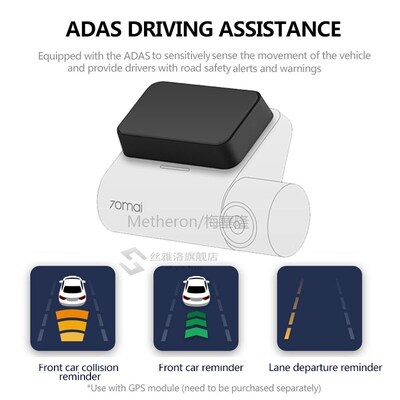 70mai Dash Cam Pro 1944P Speed Coordinates GPS ADAS 70mai Pr