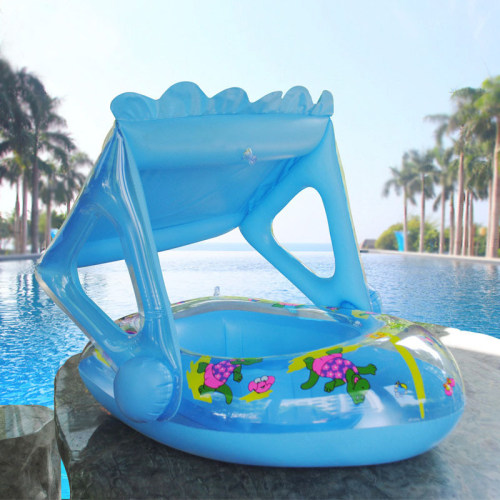 New Inflatable Swimming Ring Toddler Swim Boat Swimming