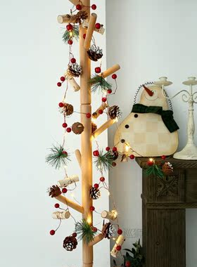 2M 20 LED Pinecones Christmas String Light Wedding Garland L