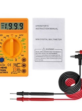 Digital Multimeter Voltmeter Ammeter Ohmmeter DC10V~1000V 10