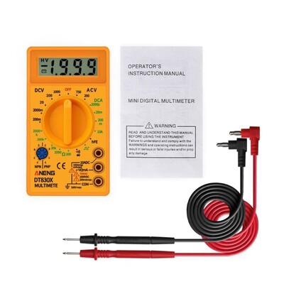 Digital Multimeter Voltmeter Ammeter Ohmmeter DC10V~1000V 10