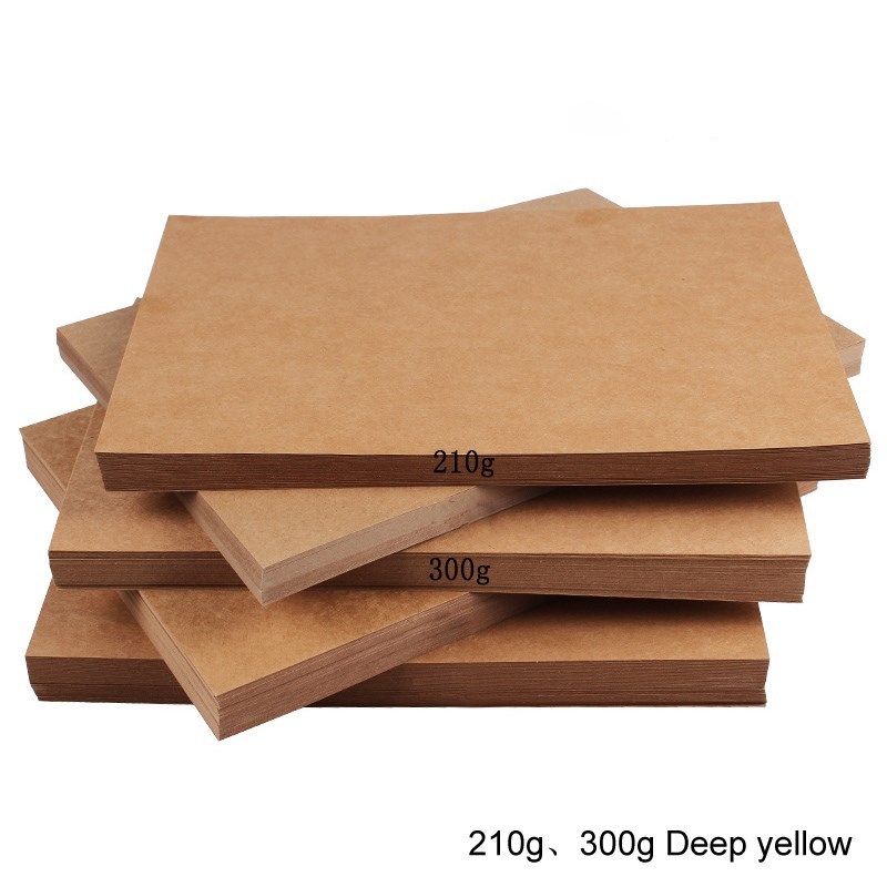 80-300 gsm Craft Paper A4 Brown Kraft Paper DIY Handmake Car