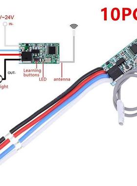 10X DC 3.6V-24V 433 Mhz 1CH RF Relay Receiver Wireless Remot
