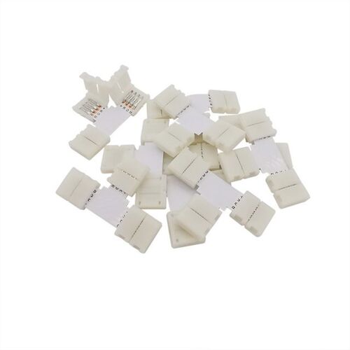 5/2Pcs T Shape 4 PIN 10mm Solderless LED Strip Corner Rright