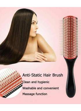 Hair Comb 9 & 5-Row Detangling Hair Brush Rat Tail C