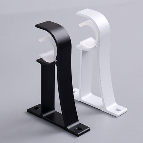 4pcs/set Curtain Rod Brackets Hook Hanger Holder Ceiling Mou