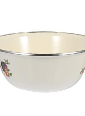 Bowl Enamel Bowls Basin Salad Mixing Enamelware Metal