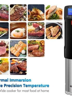 E  Sous Vide WI-FI Culinary Cooker 1000W Precise Temperature