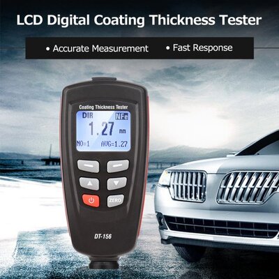 CEM DT-156 LCD Coating Thickness Tester Fe/NFe Paint Thickne