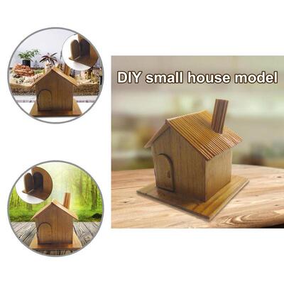 Ingenious Miniature Little House Model Toy Stable Structure