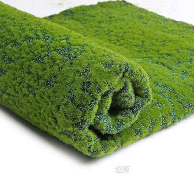 1x1m Simulation Artificial Moss Grass Turf Mat Wall Green Pl