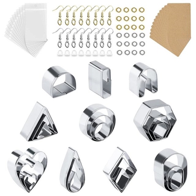 Polymer Clay Cutter Set, Polymer Clay Cutters With Earring H