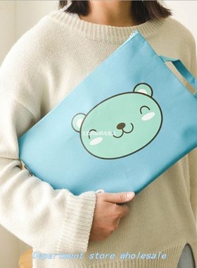 File Folder Stationery Organizer School Supplies Canvas Cute