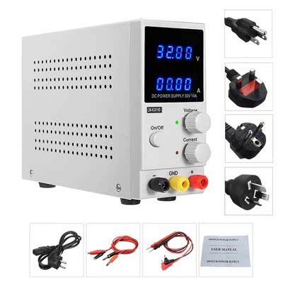 30V 10A DC Bench Power Supply Voltage Regulator Adjustable V
