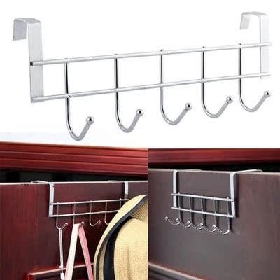 Steel Hook Door-back Traceless Hook Five-hook Cabinet Door H
