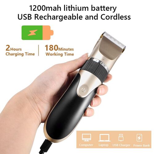 Professional Hair Clipper Men's Barber Beard Trimmer Rec