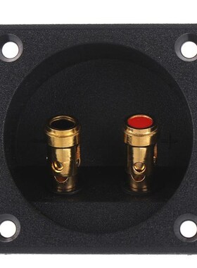 1pc Round Cup Subwoofer Plug Car Stereo Speaker Box Terminal