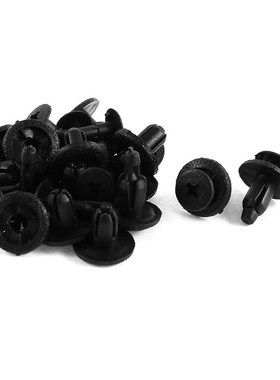 15Pcs Car 6mm Hole Plastic Rivet Trim Panel Clips