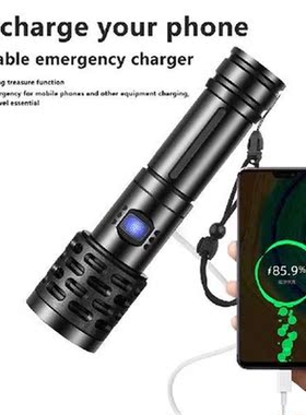 10W LED Long Distance Flashlight Portable Camping Hiking