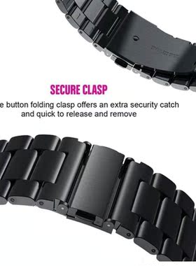 22mm Watch Strap Stainless Steel For huami Amazfit Stratos