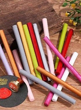 10pcs 10cm Stamp Wax Sticks for Melting Glue Sealing Wax