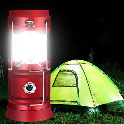 LED Camping Tent Light Portable Hanging Camping Light Solar