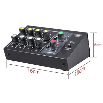 8 Channel Sound Universal Digital Mixer Adjusting Microphon