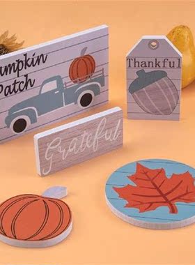 Fall Layered Tray Decor Thanksgiving Sign Ornament