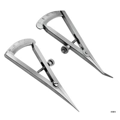 Dental Castroviejo Caliper Straight/Angled Stainless Steel C