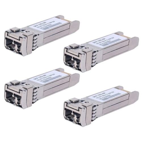 4 Pack 10G Sfp LC MMF300M 10GBase-SR SFP  Transceiver, 10G 8