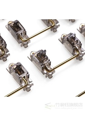 Everglide Black Transparent Gold Plated Pcb screw in Stabil